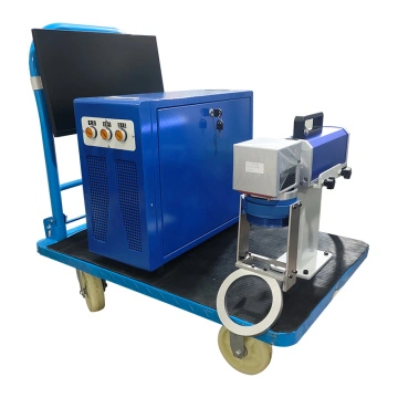 Handheld MOPA fiber laser marking machine